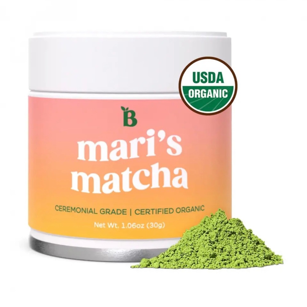 Bloom Nutrition Mari's Matcha | Certified Organic Ceremonial Grade Matcha